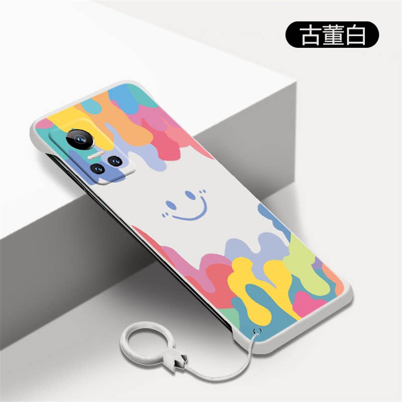 笑脸适用于华为荣耀play6t手机壳6tpro无边框5活力版磨砂play4t超薄畅玩30plus散热20pro不包边男女新款情侣