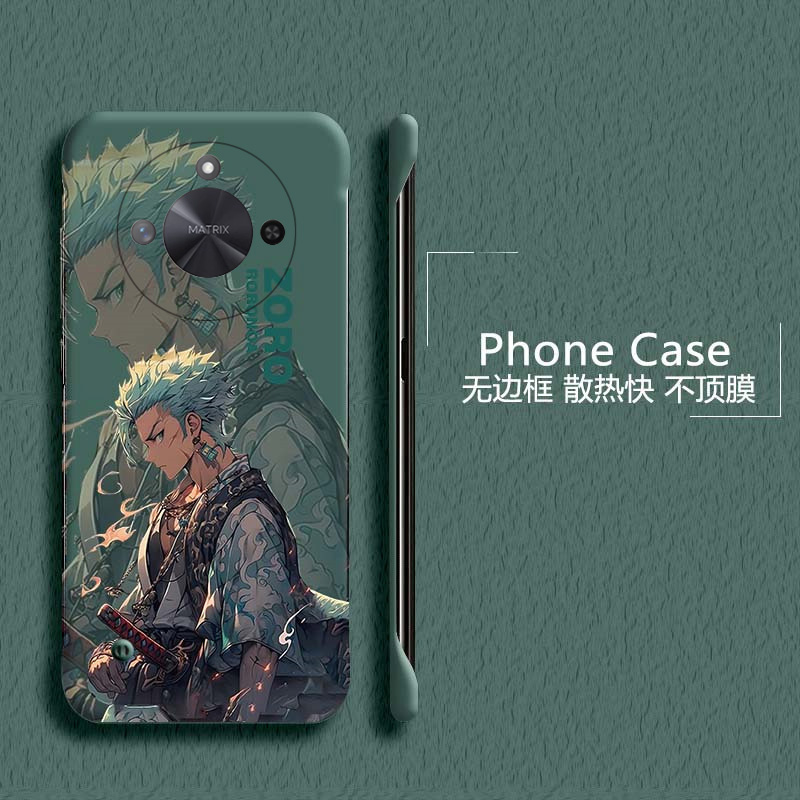 海贼王索隆适用华为mate70手机壳mate60pro无边框mate50e散热mate40新款mate30半包20x薄硬防摔保护套男女5g