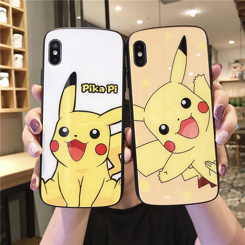 可爱皮卡丘oppor15手机壳女款opporeno玻璃卡通r17保护套弧形opp券后11.90元