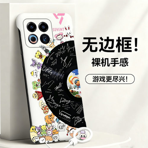 送挂环卡通可爱适用魅族22手机壳Meizu21note无边框20pro散热魅族18新款18pro半包魅族18x超薄硬防摔保护套女