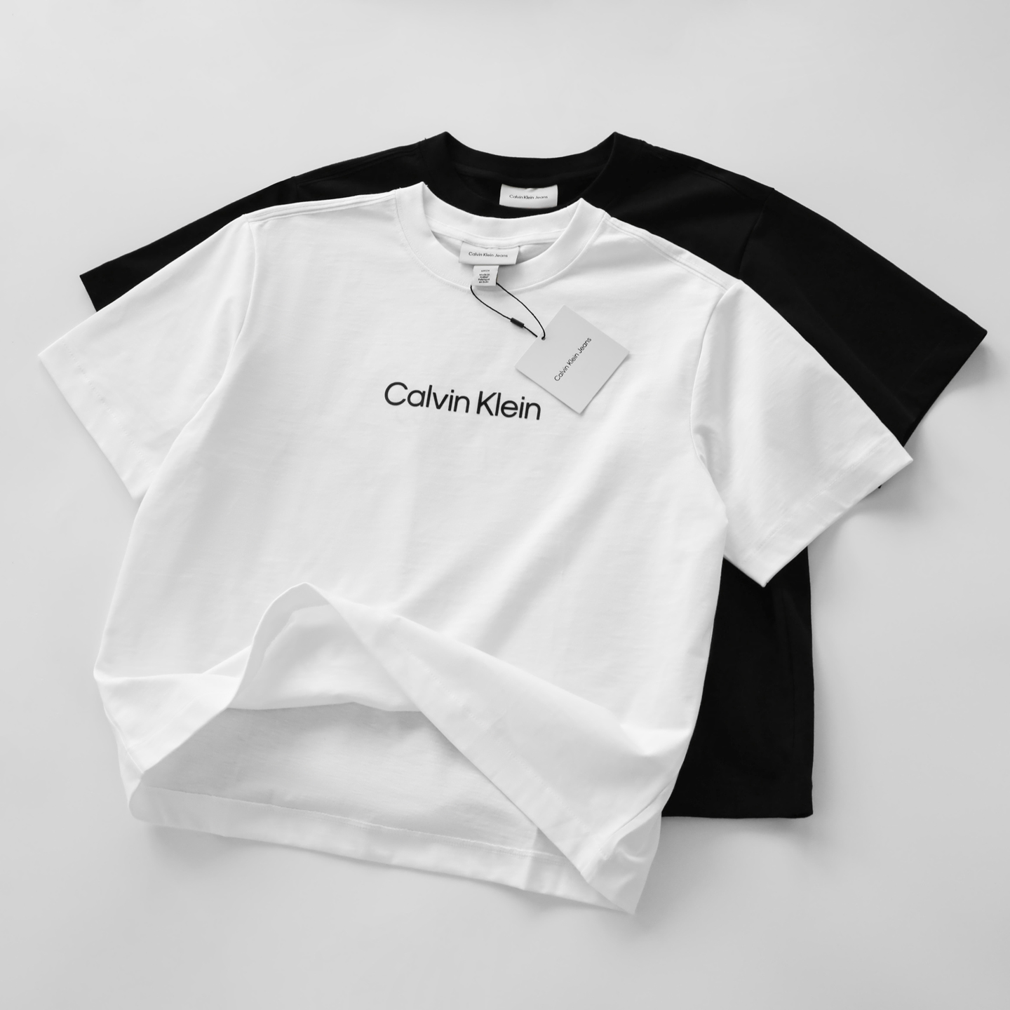 CalvinKlein女士重磅纯棉T恤