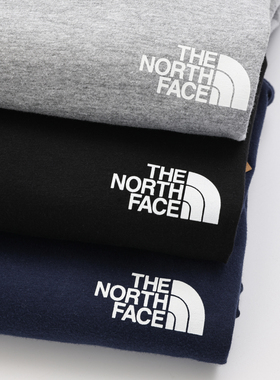 美版正品 TheNorthFace北面印花T恤男士夏季透气运动休闲圆领短袖