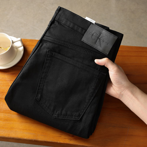 CalvinKlein舒适直筒微弹牛仔裤