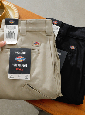 美版正品 Dickies迪克874Pro双膝版工装裤男士直筒滑板长裤A85ZF