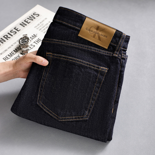 美版 Calvin Klein男士修身小脚牛仔裤CK美式复古水洗微弹长裤潮