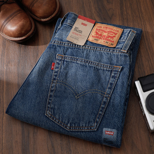 Levis李维斯555系列中腰直筒长裤