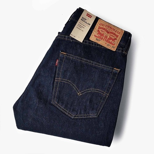 美版levis李维斯505已脱浆牛仔裤