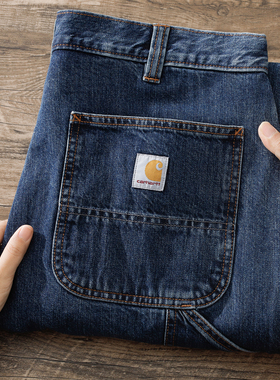 Carhartt 104941卡哈特主线中腰宽松水洗牛仔裤美式工装裤B13新款