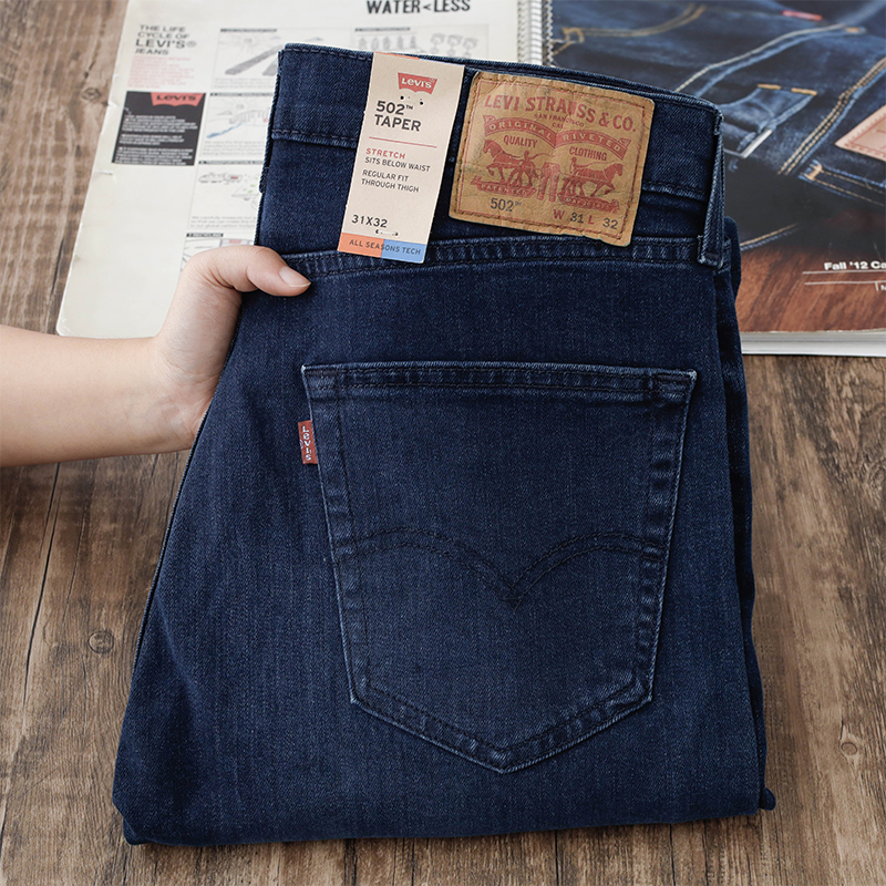 Levi’s李维斯502系列水洗牛仔裤