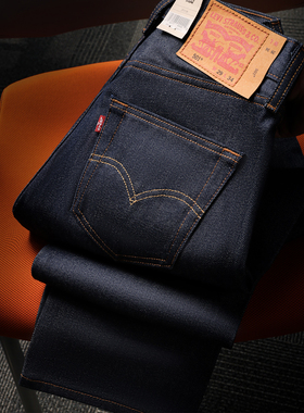 美版正品 Levis李维斯501STF未脱桨直筒原色丹宁牛仔裤美式养牛库