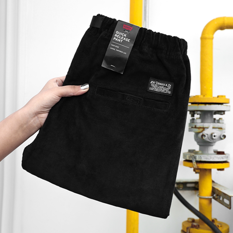 李维斯宽松直筒灯芯绒休闲裤