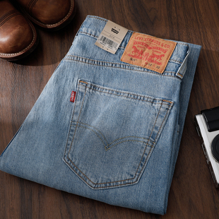 美版正品 Levis李维斯505直筒水洗做旧猫须牛仔裤男秋季新品潮流