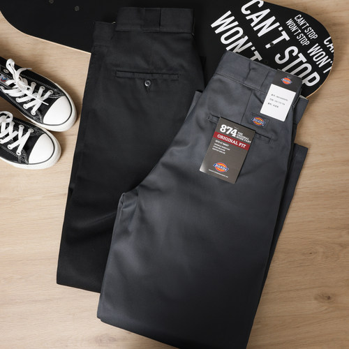 Dickies874男士高腰直筒工装长裤