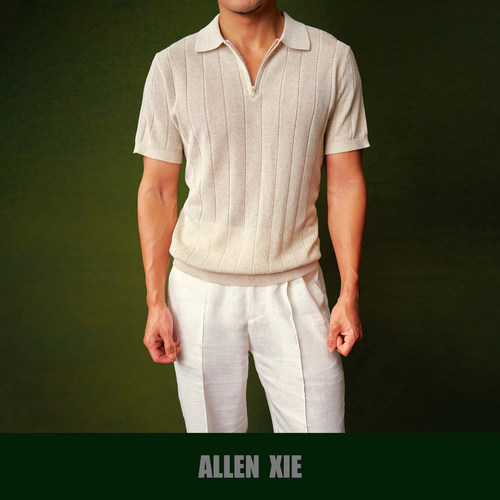 AllenXie懒人Polo衫翻领