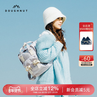 Doughnut甜甜圈旅行双肩包迷你可爱蝴蝶结背包书包旅游女包小包