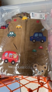 【国内现货】日本正品mikihouse35折背带裤上衣短袖卫衣男女童