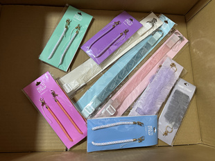 【国内现货】日本francfranc风扇搭配挂绳蕾丝灰色紫色编制