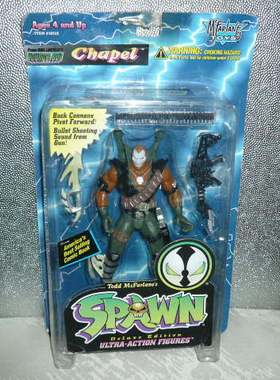 Mcfarlane Spawn 再生侠 Chapel 玩偶 儿童节 礼物