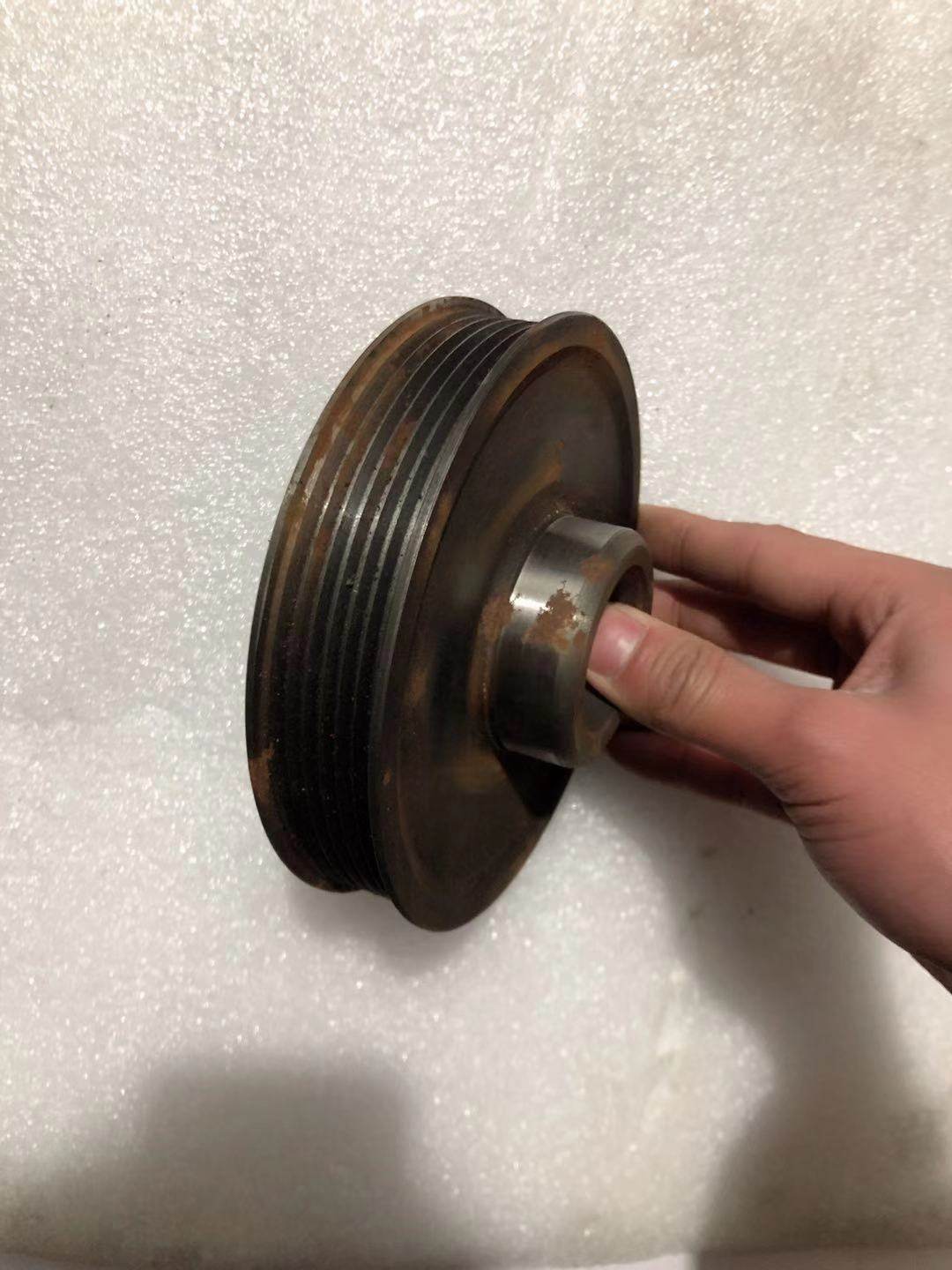 江淮瑞铃安驰皮卡曲轴皮带轮皮带盘瑞驰K5全柴4D25 4D25TC