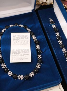 Vintage水晶古典优雅项链