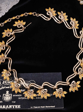 Vintage奥地利水晶项链