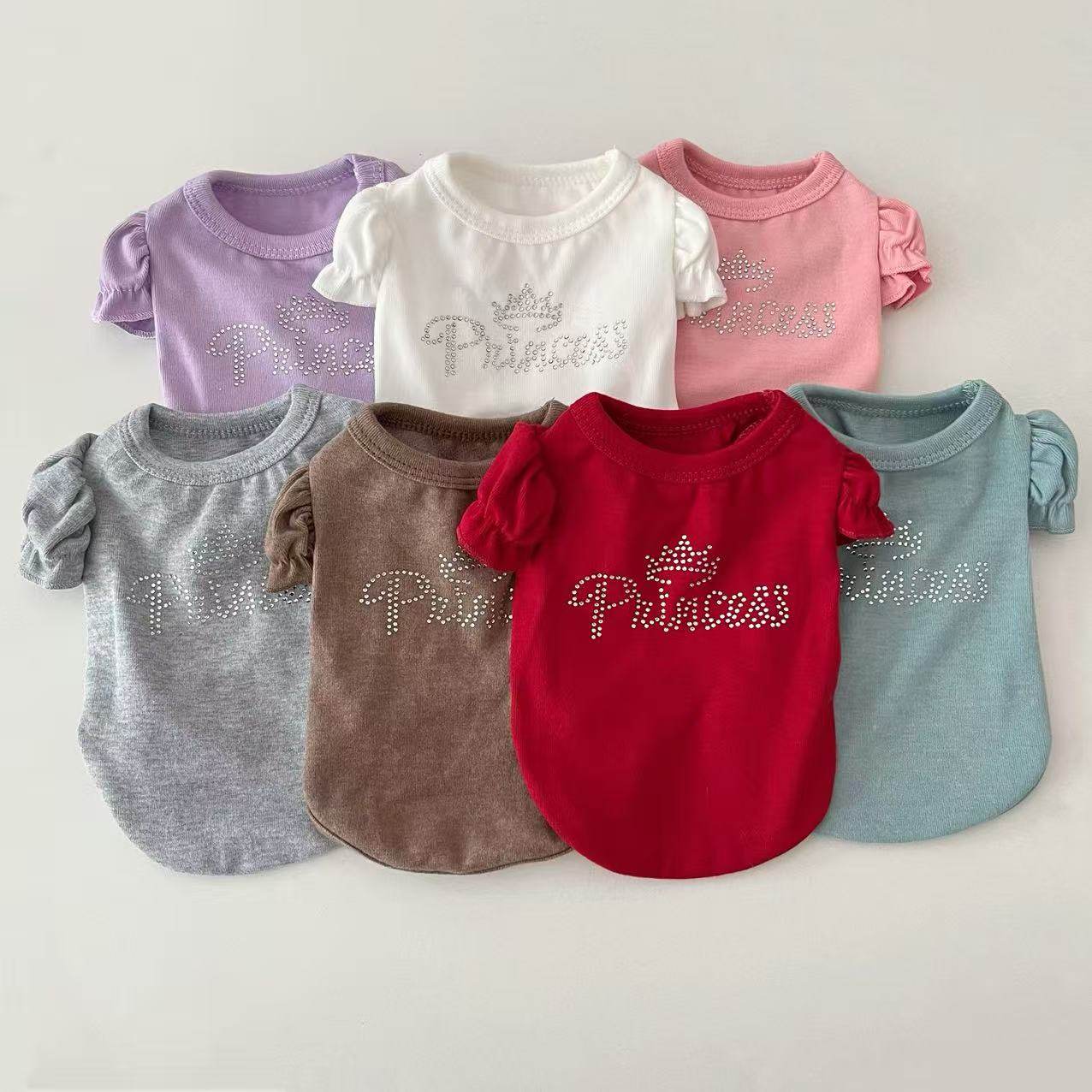 宠物泡泡袖背心泰迪比熊小型犬狗狗猫咪秋冬季打底衫春夏家居衣服,宠物/宠物食品及用品,狗宠物服装/雨衣,淘宝优惠券,粉丝福利购,淘宝优惠卷