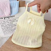 夏天透气柔软家居衣服宠物猫咪泰迪比熊雪纳瑞小型犬狗狗吊带睡衣