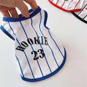 宠物春夏季 透气运动休闲背心泰迪比熊小型犬狗狗猫咪夏天衣服 薄款