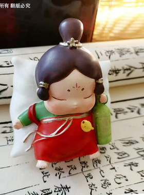 麻雀萌品树脂冰箱贴国风