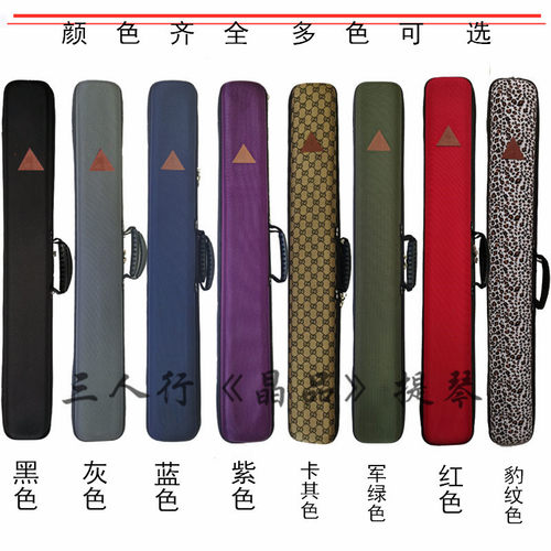 顺丰包邮低音提琴弓盒 通用提琴双弓盒帆布经久耐用 便携颜色齐全