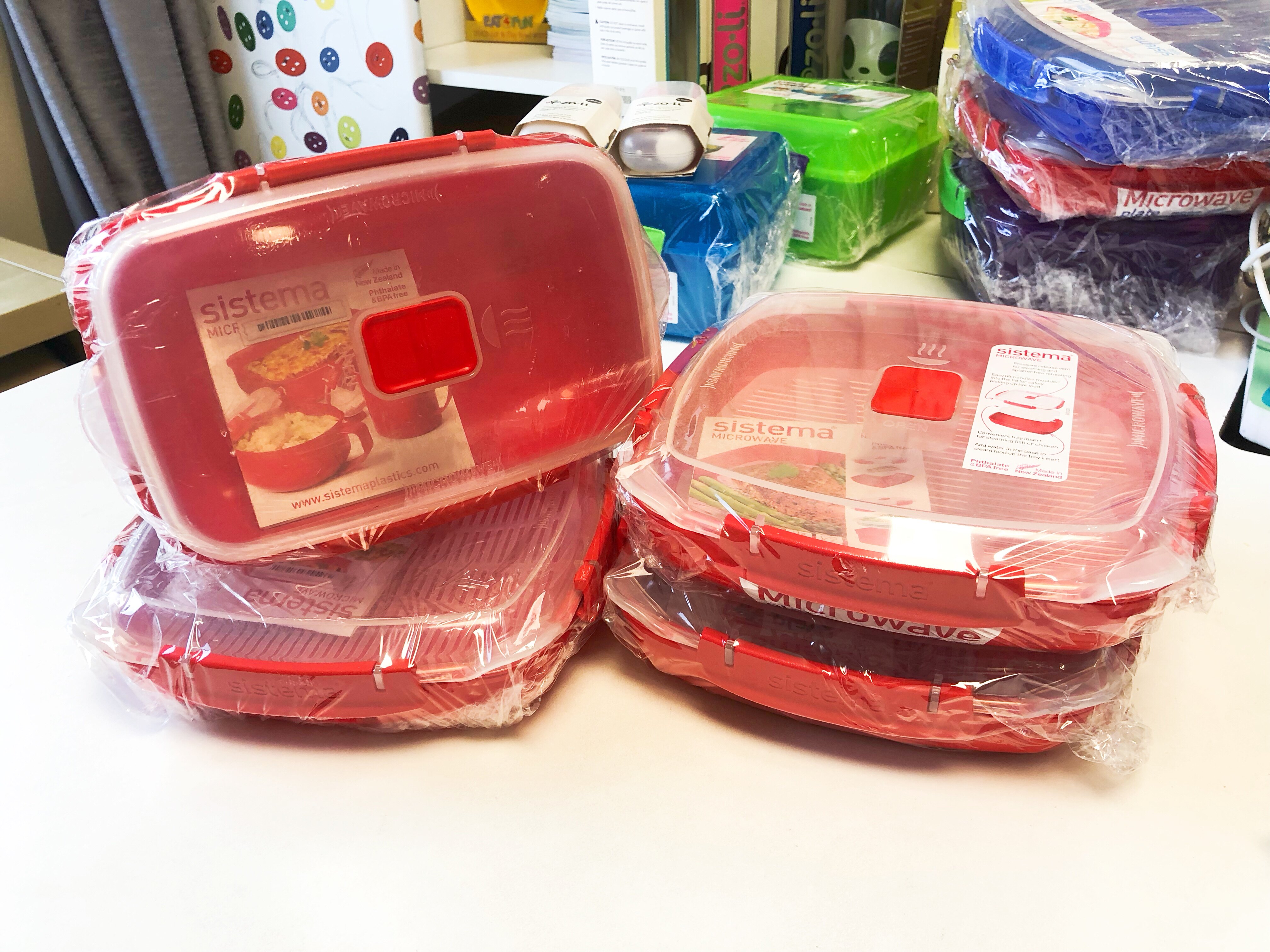 新西兰进口SISTEMA微波炉专用矩形碗方形蒸碗可冷藏加热保鲜盒