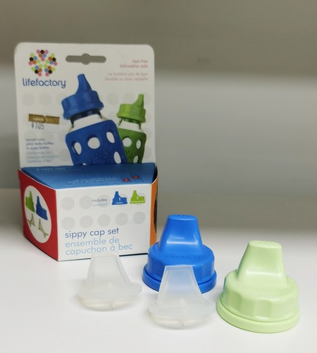 美国lifefactory宝宝鸭嘴杯学饮杯标准口径配件 鸭嘴盖/学饮嘴2只