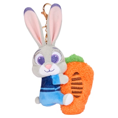 MINISO名创优品迪士尼疯狂动物城朱迪尼克毛绒玩偶挂件胡萝卜挂饰