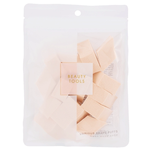 MINISO名创优品一次性粉扑棉花糖化妆美妆蛋不吃粉海绵块干湿两用