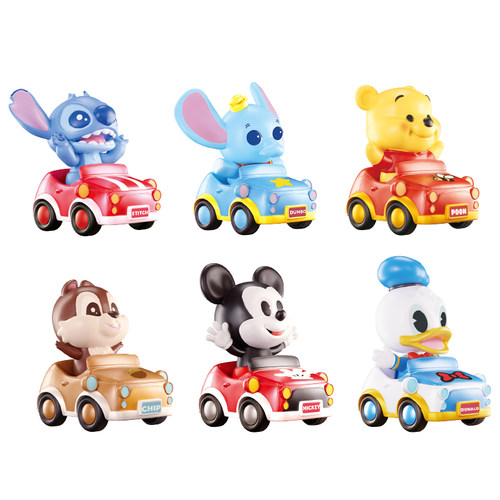 MINISO名创优品迪士尼系列奇趣碰碰车盲盒可爱摆件装饰潮玩礼物