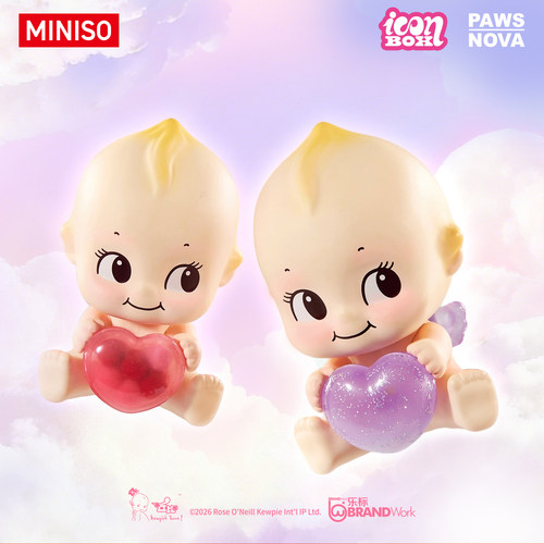 MINISO名创优品丘比爱心天使系列icon box手办盲盒可爱礼物摆件