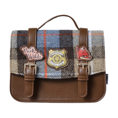 MINISO名创优品迪士尼疯狂动物城系列斜挎剑桥包尼克朱迪可爱包包