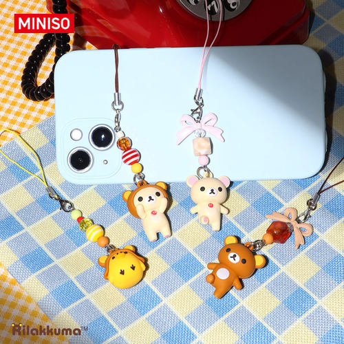 MINISO轻松小熊mini对扣系列挂件手机卡通包挂潮流趣味挂件