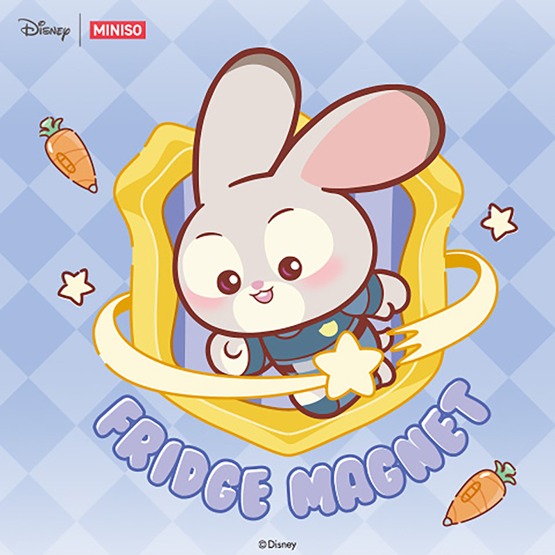MINISO名创优品迪士尼疯狂动物城系列盲盒冰箱贴可爱电影周边礼物