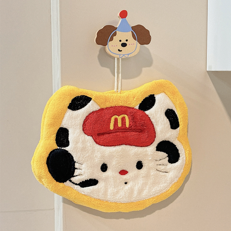 擦手巾挂式可爱超强吸水不掉毛