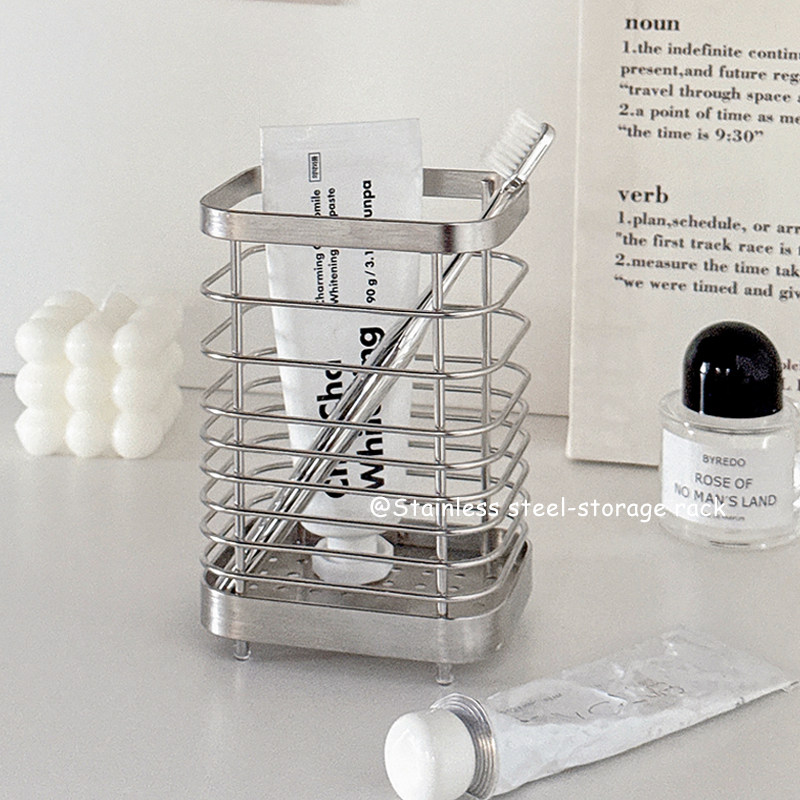 牙刷置物架免打孔家用浴室不锈钢牙刷架卫生间牙膏牙刷收纳沥水架,家庭/个人清洁工具,牙刷架/牙具座,淘宝优惠券,粉丝福利购,淘宝优惠卷