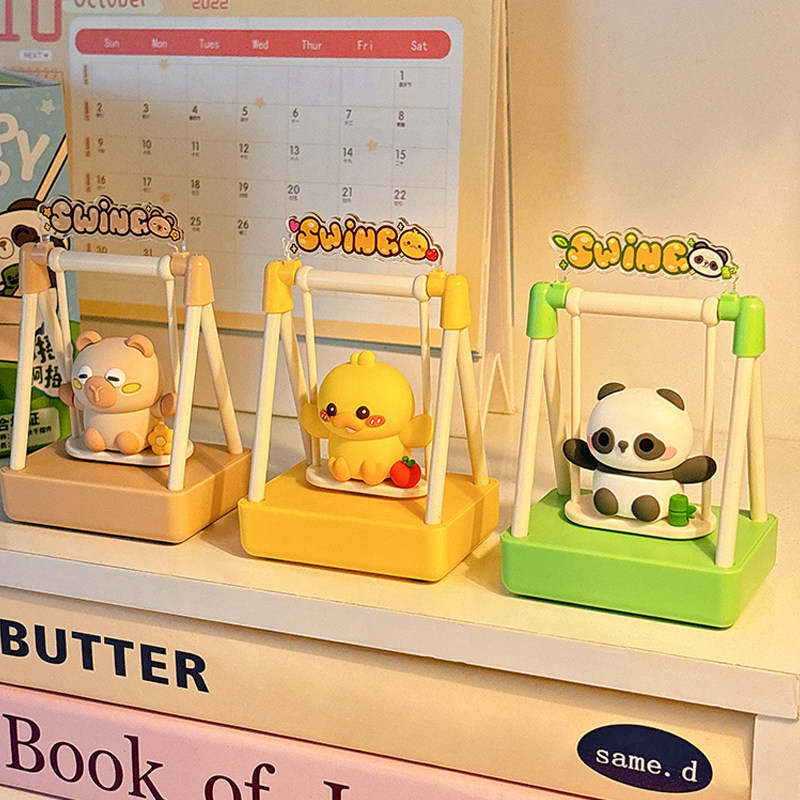 可爱荡秋千摆件情绪稳定神器车内饰品桌面创意小摆件办公室好物,家居饰品,装饰摆件,淘宝优惠券,粉丝福利购,淘宝优惠卷