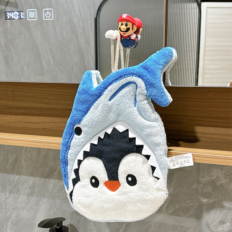 可爱擦手巾挂式超强吸水加厚毛巾