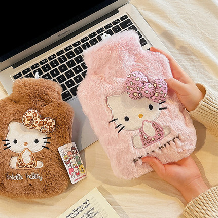 可爱hellokitty热水袋注水式暖水袋防爆女生暖被窝保暖神器暖手宝