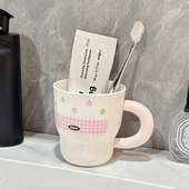 刷牙漱口杯可爱儿童牙杯洗漱杯2025新款 高颜值情侣牙刷杯学生宿舍