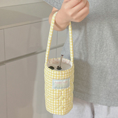 杯套保温杯水杯保护套水杯袋玻璃杯防烫防摔便携手提杯子奶茶袋女