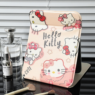 可爱小镜子化妆镜女随身便携手持折叠镜学生宿舍台式桌面梳妆镜子