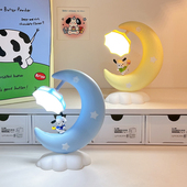 桌面摆件小夜灯卧室睡眠灯生日礼物送女生迷你台灯学生宿舍床头灯