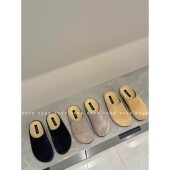 25ss羊猄反绒勃肯拖鞋 博主同款 包头半拖 闭眼入 新品 爆款 强推
