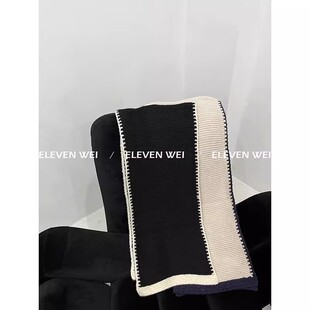 爆款返场!挖到宝了!一眼爱上！绝绝子！新品/ 锁边针织毛线围巾女